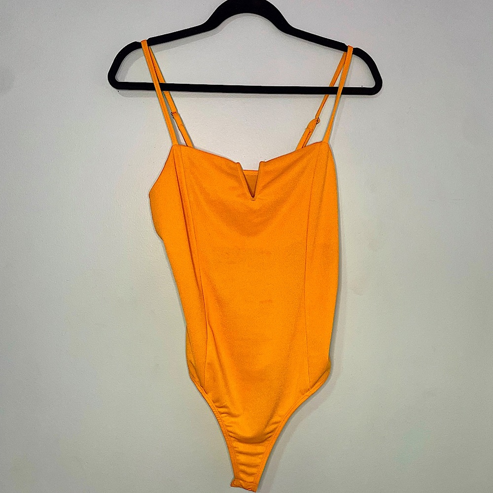 Orange One Piece Top